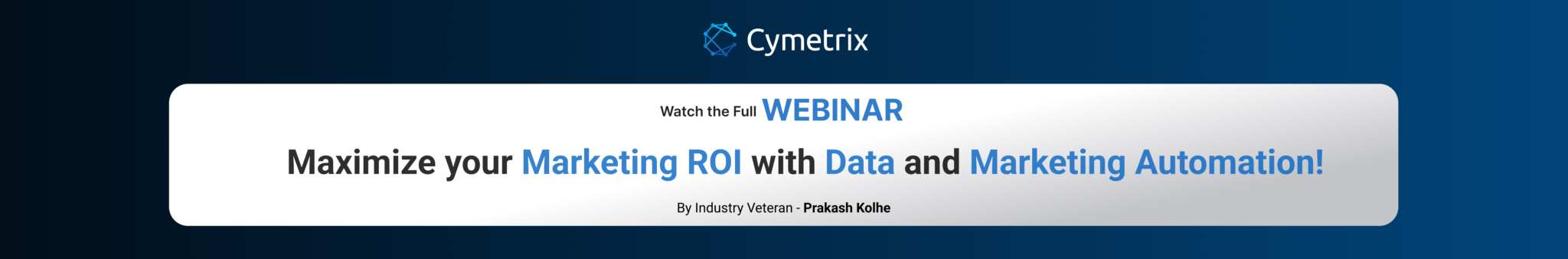 Maximise your Marketing ROI with Data and Marketing Automation